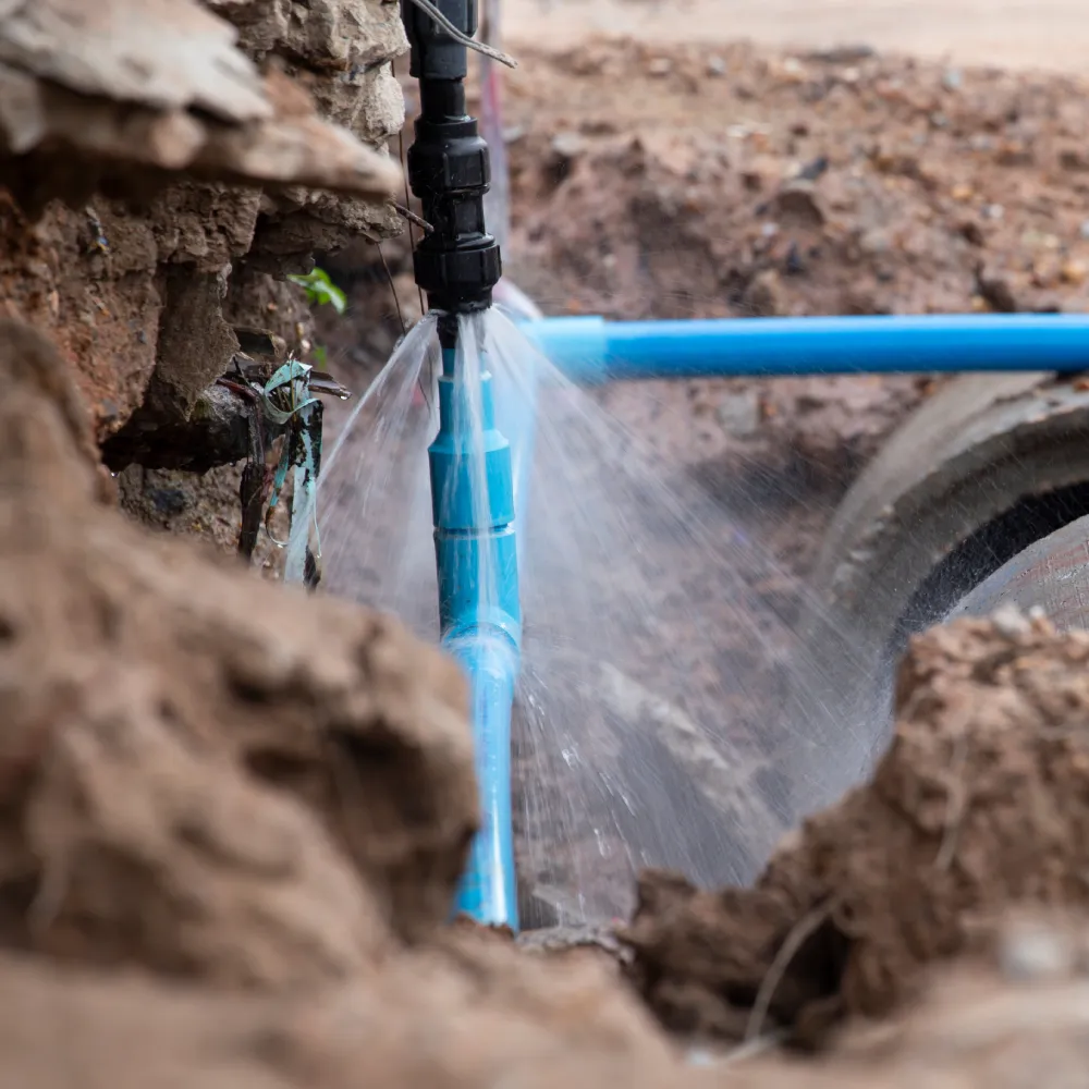 water line pipe burst water line pipe burst